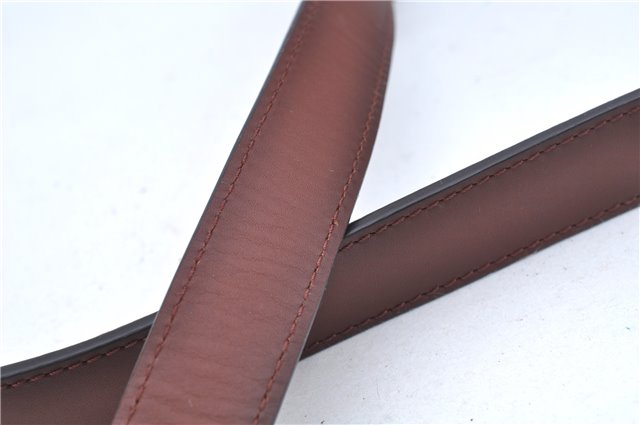 Authentic Louis Vuitton Leather Shoulder Strap Brown Size 45.3-54.5