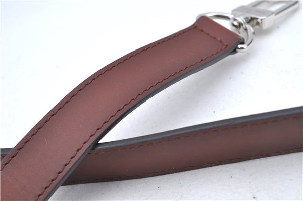 Authentic Louis Vuitton Leather Shoulder Strap Brown Size 45.3-54.5" LV 2230E