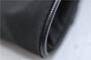 Authentic PRADA Nylon Vintage Tessuto Leather Garment Cover Black 2230F