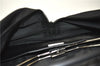 Authentic PRADA Nylon Vintage Tessuto Leather Garment Cover Black 2230F