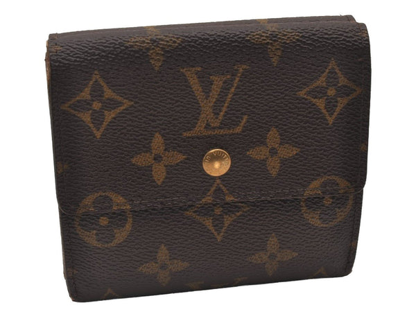 Authentic Louis Vuitton Monogram M61652 Porte Monnaie Billet Carte Credit 2231I