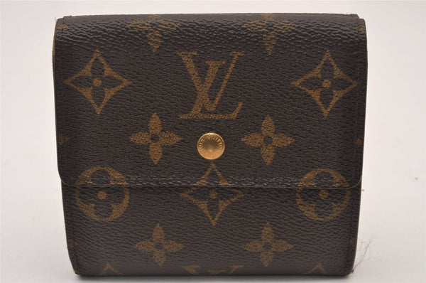 Authentic Louis Vuitton Monogram M61652 Porte Monnaie Billet Carte Credit 2231I