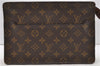Authentic Louis Vuitton Monogram Pochette Homme Clutch Hand Bag M51795 LV 2232D