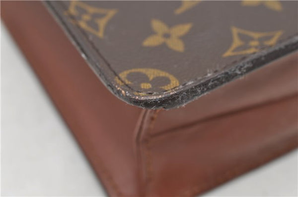 Authentic Louis Vuitton Monogram Pochette Homme Clutch Hand Bag M51795 LV 2232D