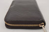 Authentic Louis Vuitton Vernis Zippy Wallet Long Purse Wine Red M93522 LV 2233I