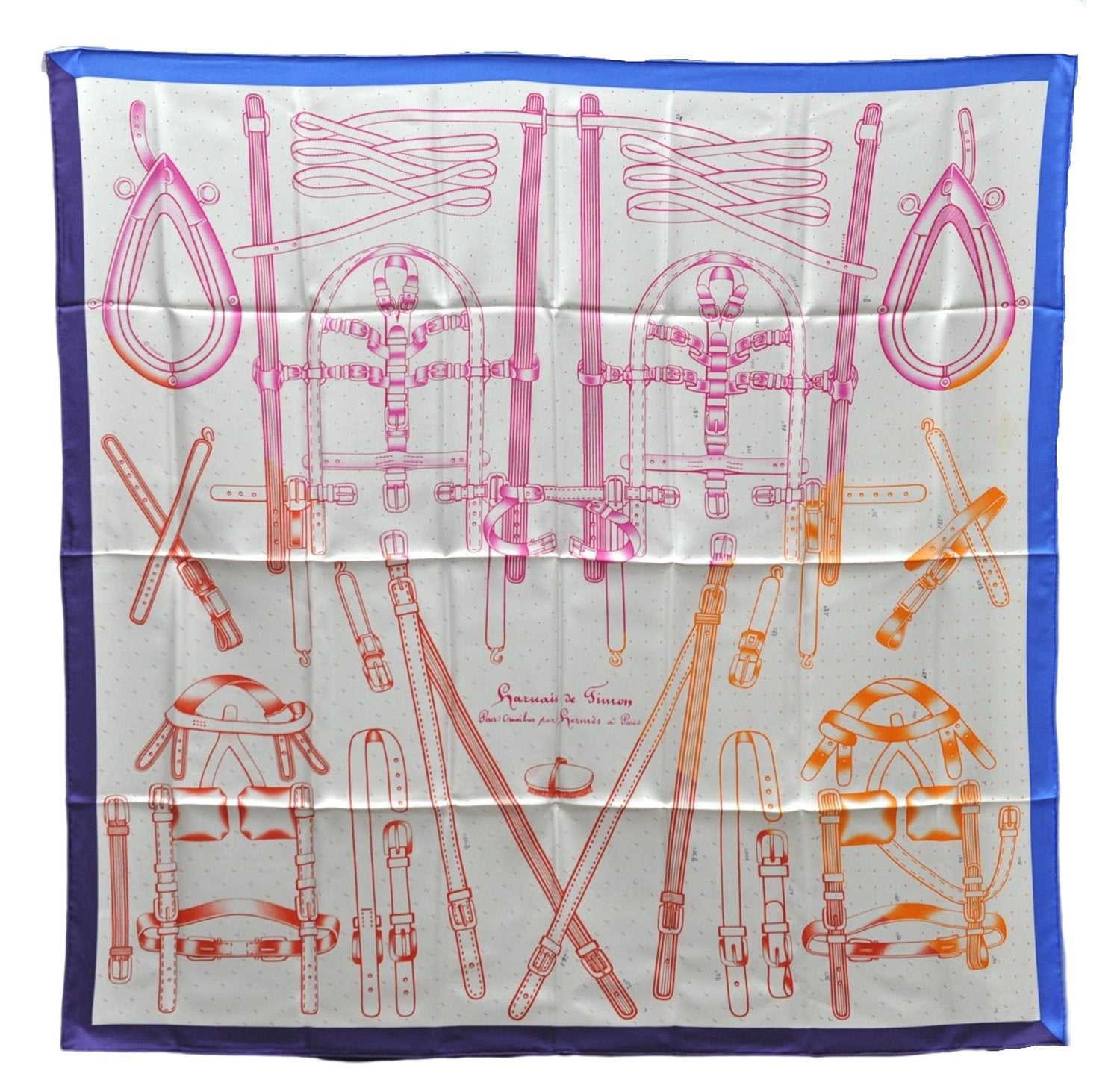 Authentic HERMES Carre 90 Scarf 