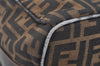 Authentic FENDI Zucca Vintage Hand Bag Purse Canvas Leather Brown Junk 2234I