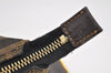 Authentic FENDI Zucca Vintage Hand Bag Purse Canvas Leather Brown Junk 2234I