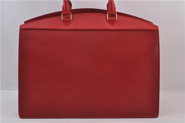Authentic Louis Vuitton Epi Riviera Hand Bag Red M48187 LV 2235D