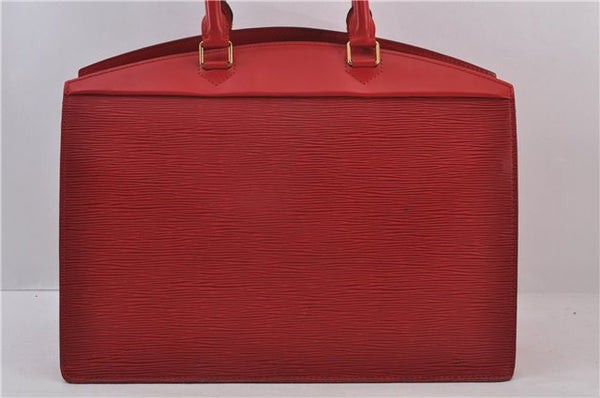 Authentic Louis Vuitton Epi Riviera Hand Bag Red M48187 LV 2235D