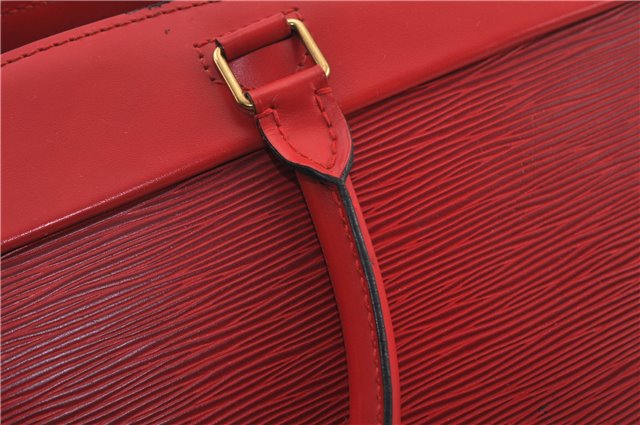 Authentic Louis Vuitton Epi Riviera Hand Bag Red M48187 LV 2235D