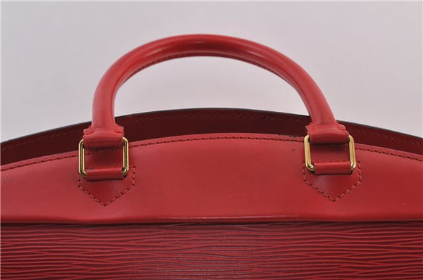 Authentic Louis Vuitton Epi Riviera Hand Bag Red M48187 LV 2235D