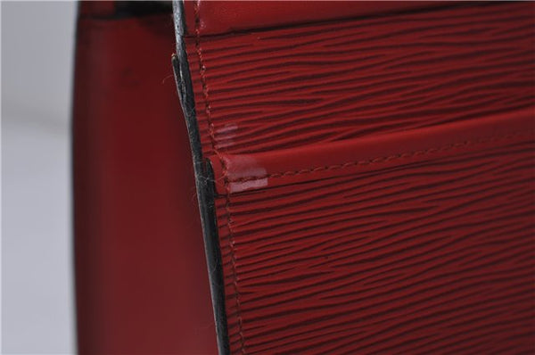 Authentic Louis Vuitton Epi Riviera Hand Bag Red M48187 LV 2235D