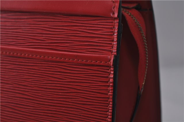 Authentic Louis Vuitton Epi Riviera Hand Bag Red M48187 LV 2235D