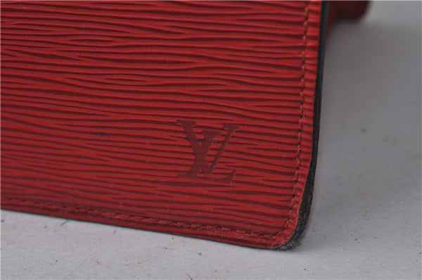 Authentic Louis Vuitton Epi Riviera Hand Bag Red M48187 LV 2235D