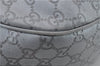 Auth GUCCI Guccissima Sukey Shoulder Tote Bag GG Leather 232955 Silver 2236D