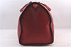 Authentic Louis Vuitton Epi Keepall 50 Boston Bag Red M42967 LV 2237D