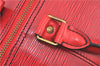 Authentic Louis Vuitton Epi Keepall 50 Boston Bag Red M42967 LV 2237D