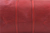 Authentic Louis Vuitton Epi Keepall 50 Boston Bag Red M42967 LV 2237D