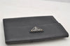 Authentic PRADA Vintage Saffiano Leather Bifold Wallet Purse Black Junk 2237I