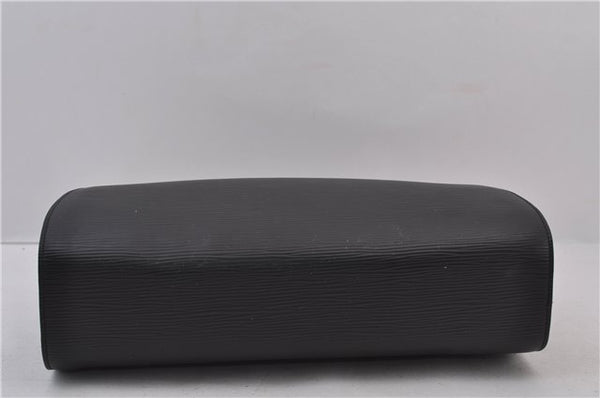 Authentic Louis Vuitton Epi Dauphine GM Pouch Clutch Bag Black M48432 LV 2239D
