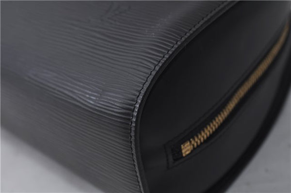 Authentic Louis Vuitton Epi Dauphine GM Pouch Clutch Bag Black M48432 LV 2239D