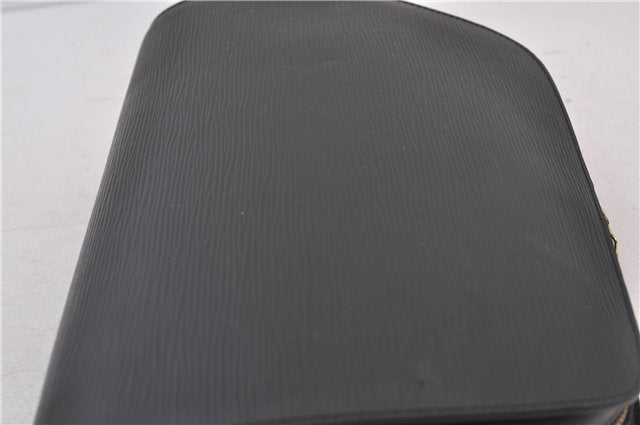 Authentic Louis Vuitton Epi Dauphine GM Pouch Clutch Bag Black M48432 LV 2239D