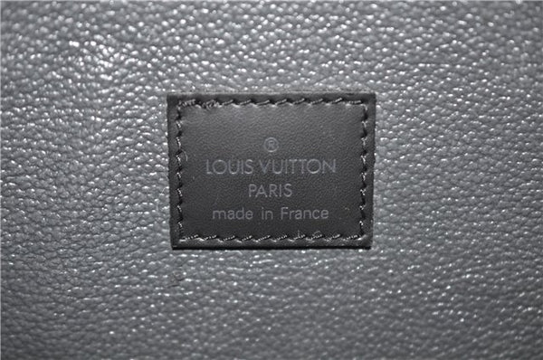 Authentic Louis Vuitton Epi Dauphine GM Pouch Clutch Bag Black M48432 LV 2239D