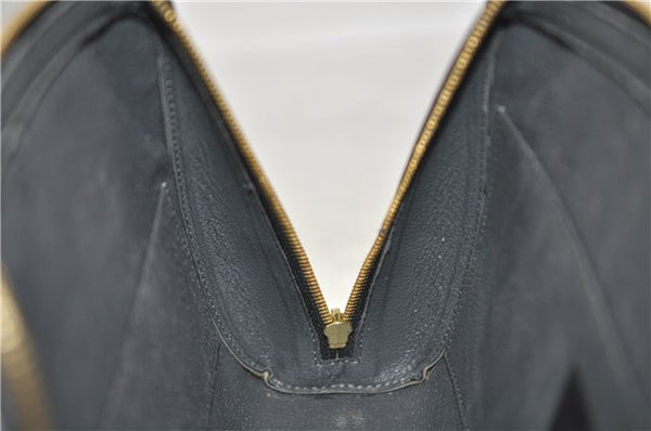 Authentic Louis Vuitton Epi Dauphine GM Pouch Clutch Bag Black M48432 LV 2239D