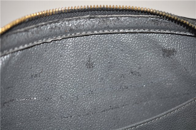 Authentic Louis Vuitton Epi Dauphine GM Pouch Clutch Bag Black M48432 LV 2239D