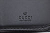 Authentic GUCCI Sherry Line Long Wallet Purse GG PVC Leather 408836 Black 2239F