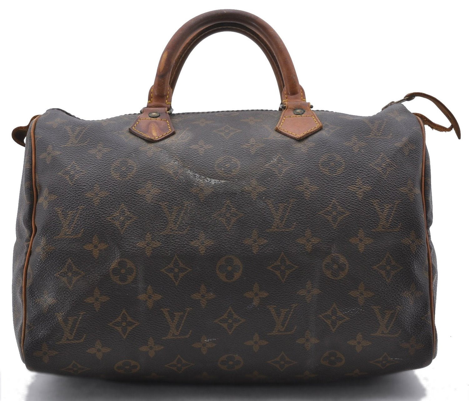 Authentic Louis Vuitton Monogram Speedy 30 Hand Bag M41526 LV 2241D