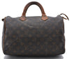 Authentic Louis Vuitton Monogram Speedy 30 Hand Bag M41526 LV 2241D