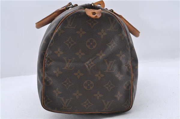 Authentic Louis Vuitton Monogram Speedy 30 Hand Bag M41526 LV 2241D