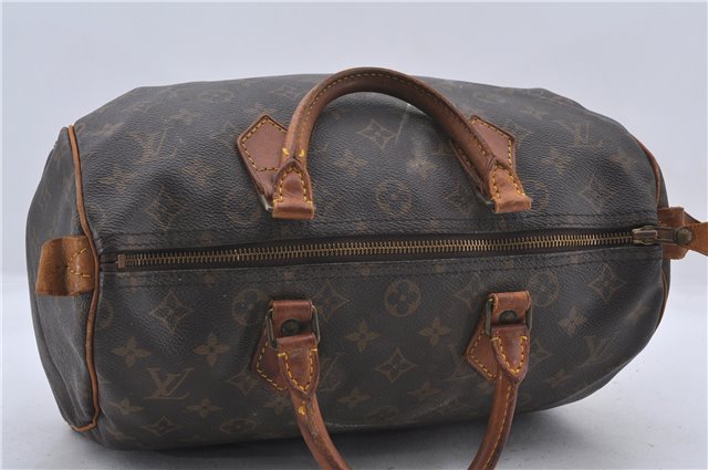 Authentic Louis Vuitton Monogram Speedy 30 Hand Bag M41526 LV 2241D