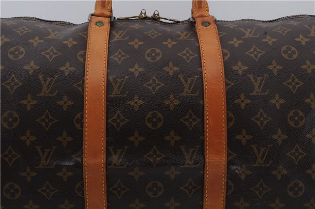 Authentic Louis Vuitton Monogram Keepall 50 Boston Bag M41426 LV 2242D