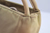 Authentic PRADA TESSUTO CITY Vintage Nylon Shoulder Hand Bag B6242 Beige 2242I