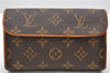 Auth Louis Vuitton Monogram Pochette Florentine Pouch Waist Bag M51855 LV 2244D