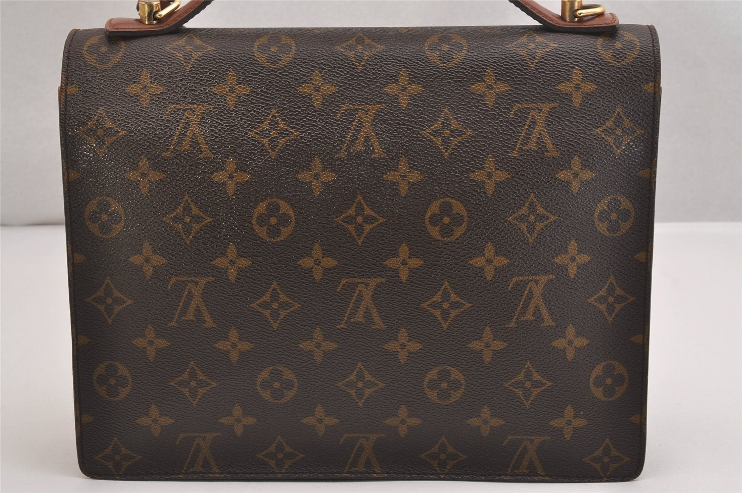 Authentic Louis Vuitton Monogram Monceau 2Way Shoulder Hand Bag M51185 LV 2244I