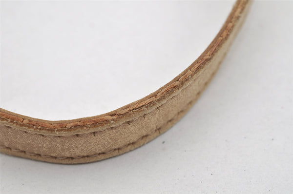 Authentic GUCCI Vintage Shoulder Tote Bag GG Canvas Leather 31244 Beige 2245I