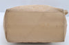 Authentic GUCCI Vintage Shoulder Tote Bag GG Canvas Leather 31244 Beige 2245I