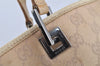 Authentic GUCCI Vintage Shoulder Tote Bag GG Canvas Leather 31244 Beige 2245I