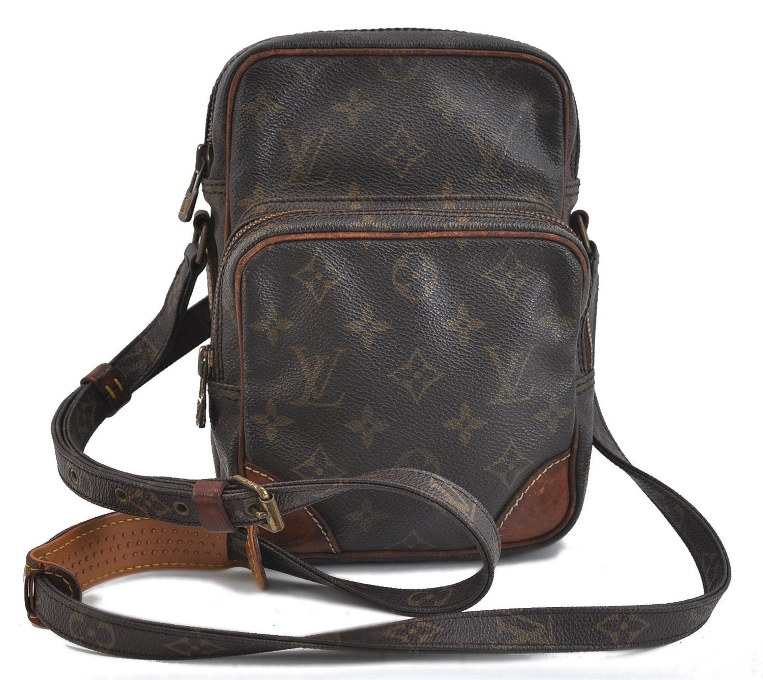 Authentic Louis Vuitton Monogram Amazone Shoulder Cross Body Bag M45236 LV 2246D