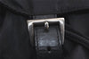 Authentic PRADA VELA Nylon Leather Drawstring Backpack B2811F Black 2246I