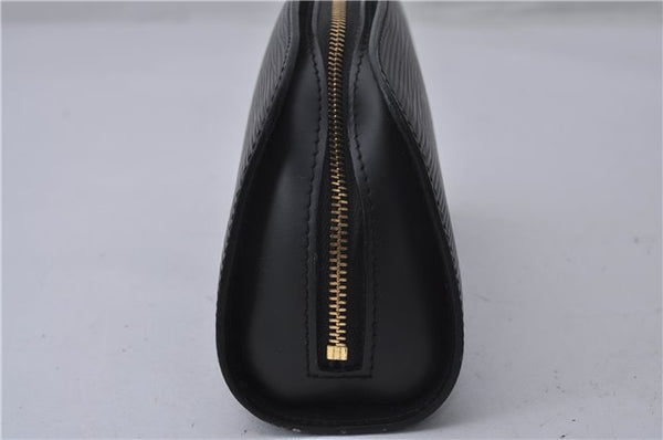 Authentic Louis Vuitton Epi Dauphine Cosmetic Pouch Black M48442 LV 2247D