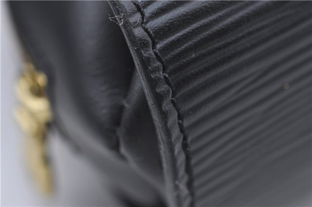 Authentic Louis Vuitton Epi Dauphine Cosmetic Pouch Black M48442 LV 2247D