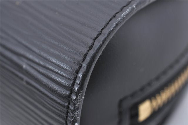 Authentic Louis Vuitton Epi Dauphine Cosmetic Pouch Black M48442 LV 2247D