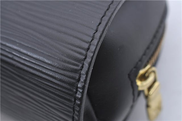 Authentic Louis Vuitton Epi Dauphine Cosmetic Pouch Black M48442 LV 2247D