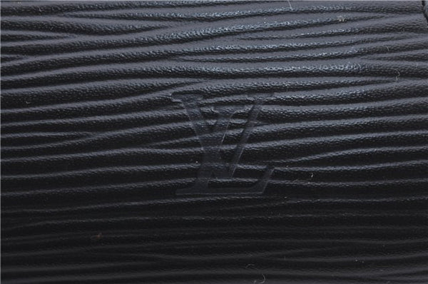 Authentic Louis Vuitton Epi Dauphine Cosmetic Pouch Black M48442 LV 2247D