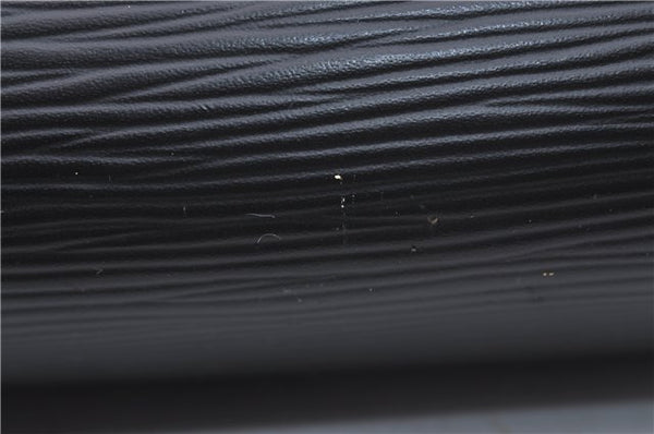 Authentic Louis Vuitton Epi Dauphine Cosmetic Pouch Black M48442 LV 2247D